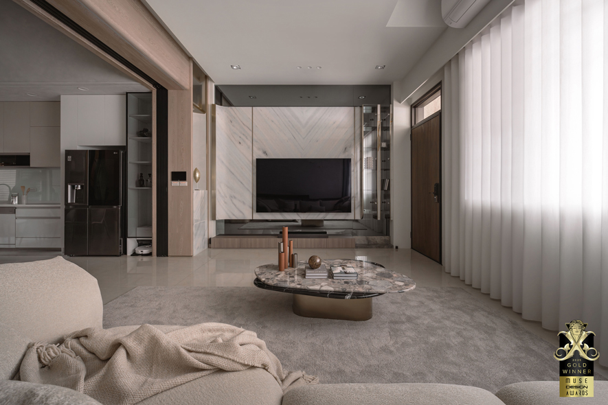 安厝室內設計_2025 MUSE Design Awards 「回家即度假」隱奢哲學斬獲金獎殊榮！照片4