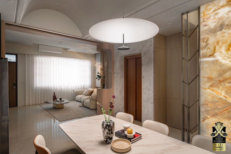 安厝室內設計_2025 MUSE Design Awards 「回家即度假」隱奢哲學斬獲金獎殊榮！照片5